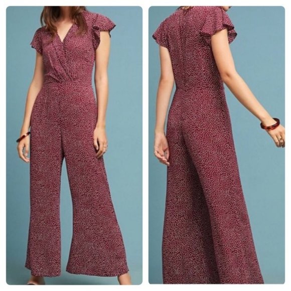 Anthropologie Pants - NWT Anthropologie If By Sea Bering Jumpsuit Wine